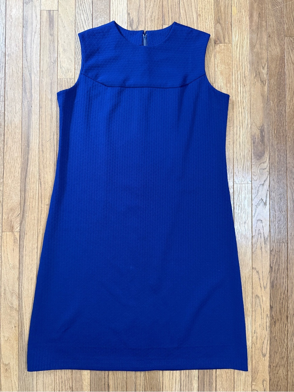 1960s Vintage Sleeveless Navy Shift Dress